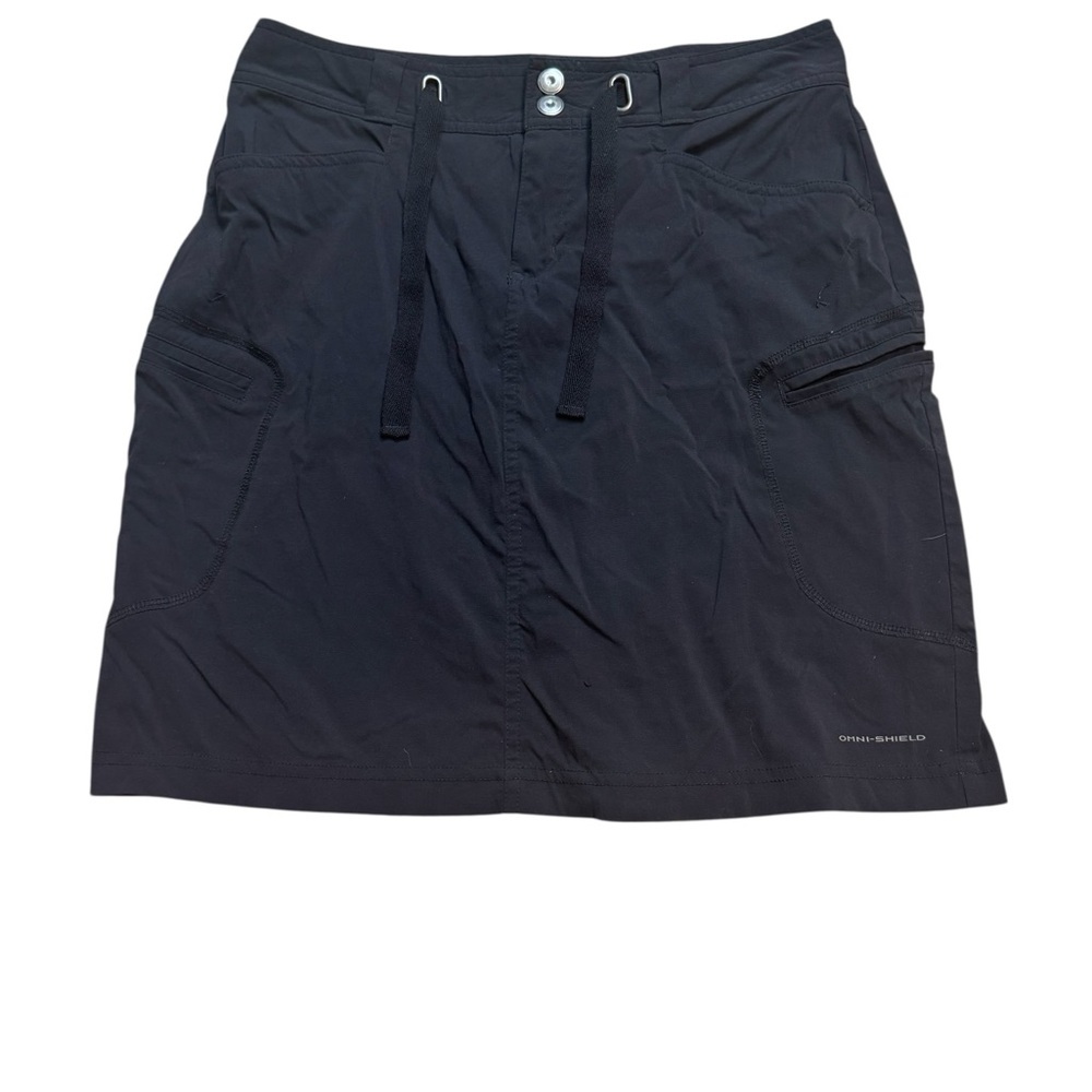 🖤 Columbia Omni-Shield Black Skirt‎ Size 4 Outdoor Hiking Travel 🖤